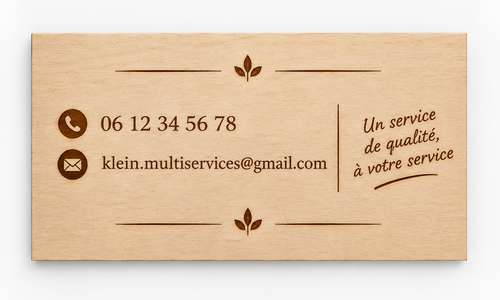 carte / carte de visite personnalisé